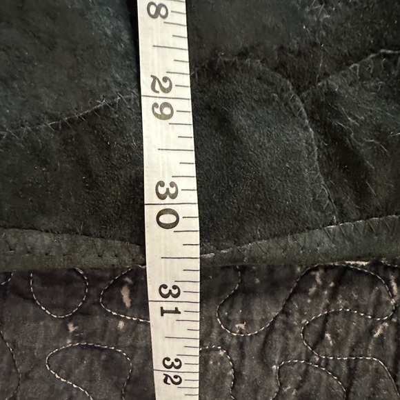 Mattina T patchwork suede leather jacket. Size 16 - Picture 6 of 7